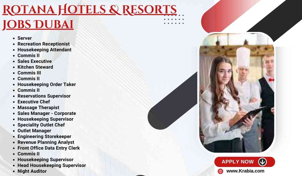 Rotana Hotels & Resorts Jobs Dubai